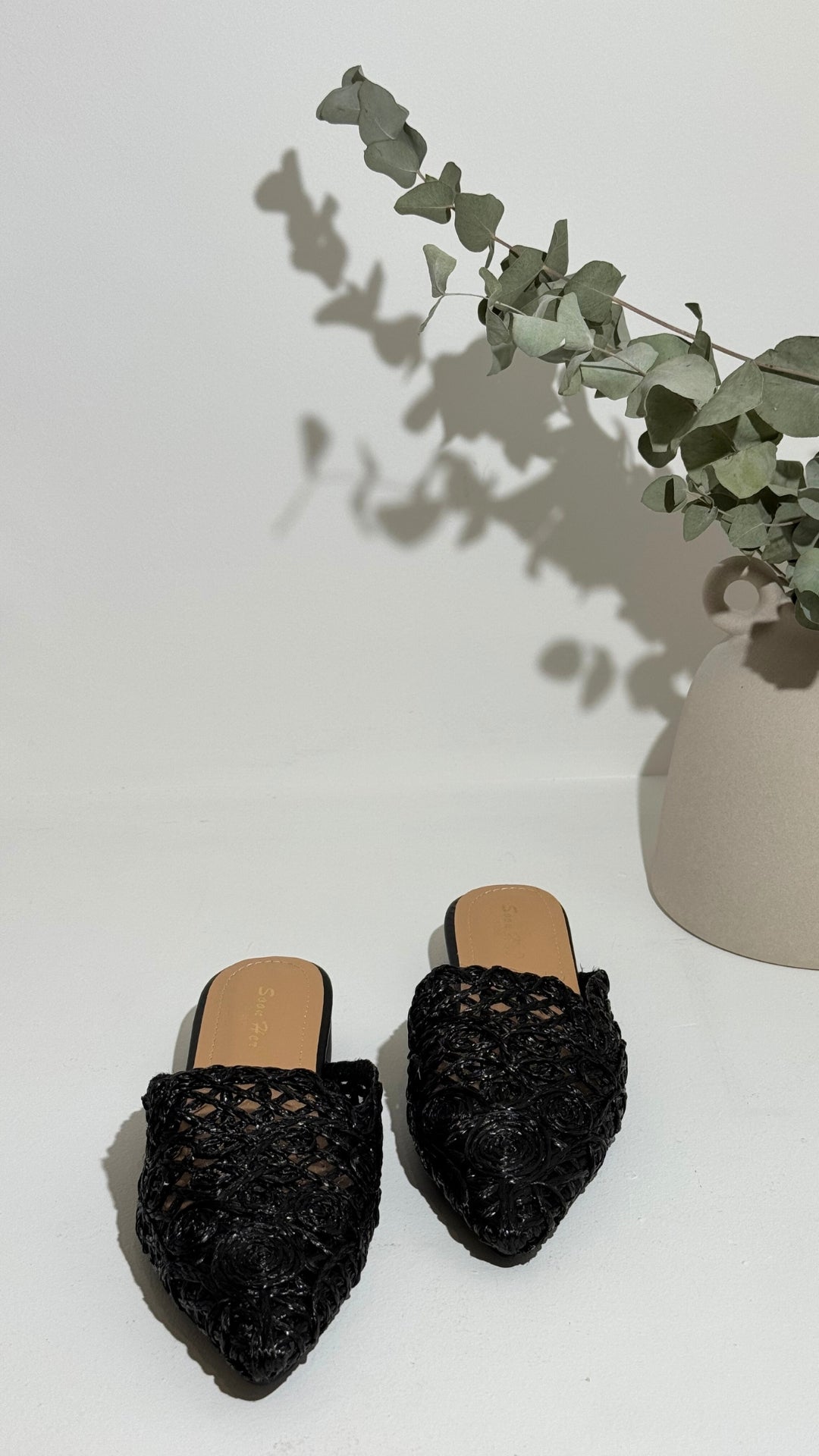 Babouches Mules Noir
