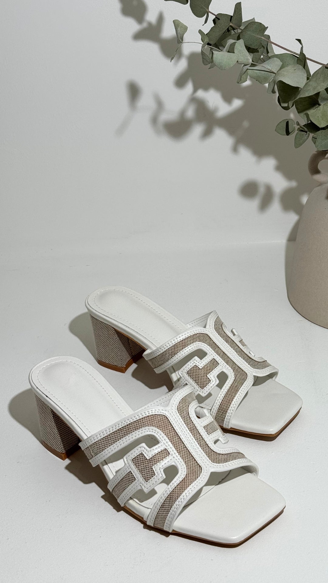 Sandales Talon white