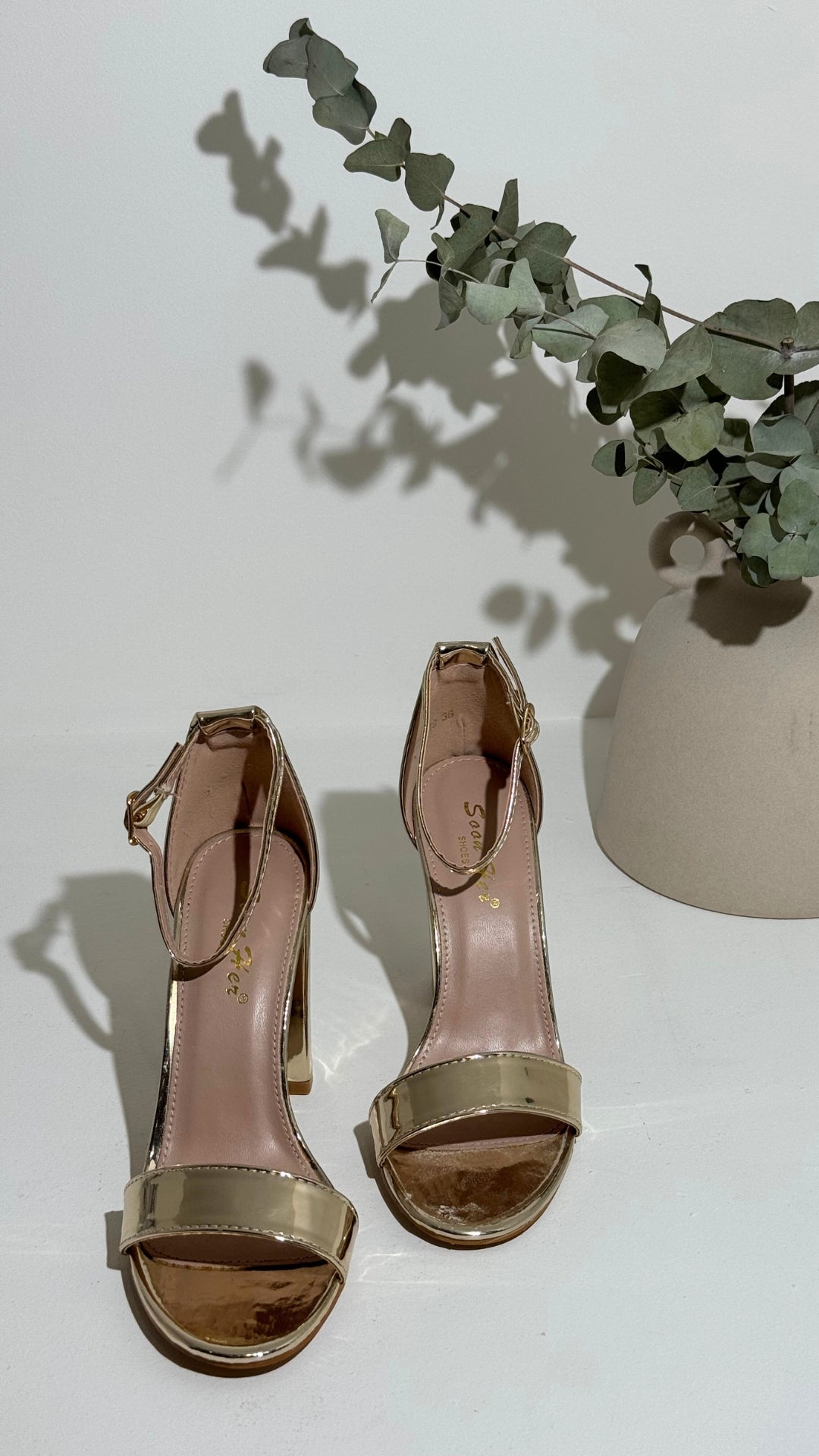 Sandales Talon Gold