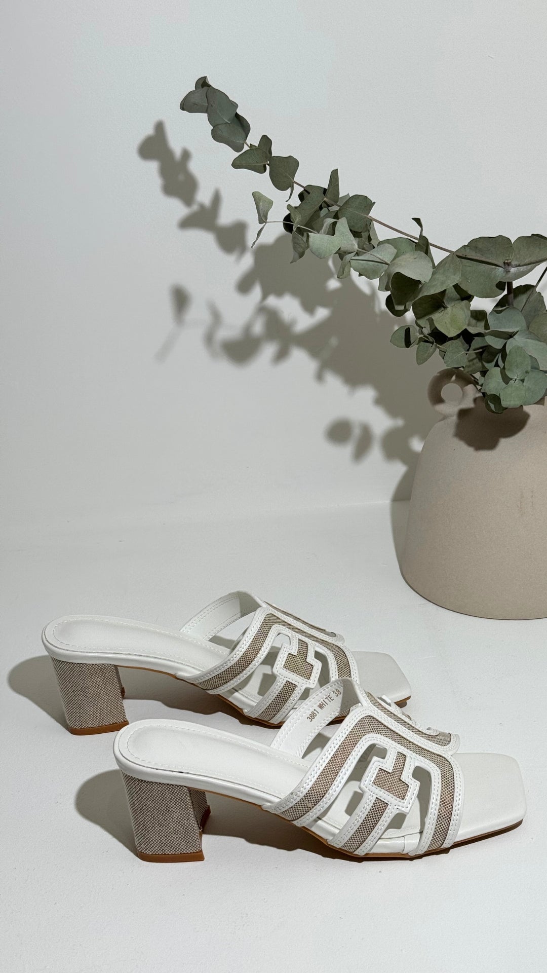 Sandales Talon white
