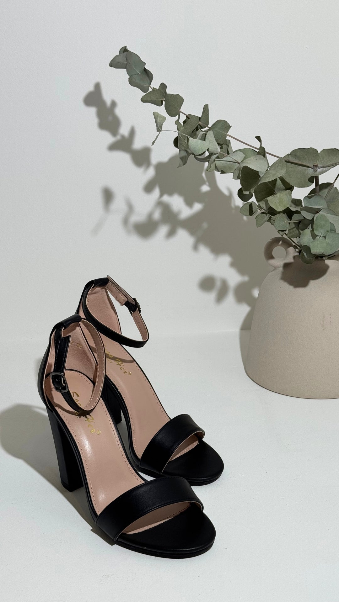 Sandales Talon Noir