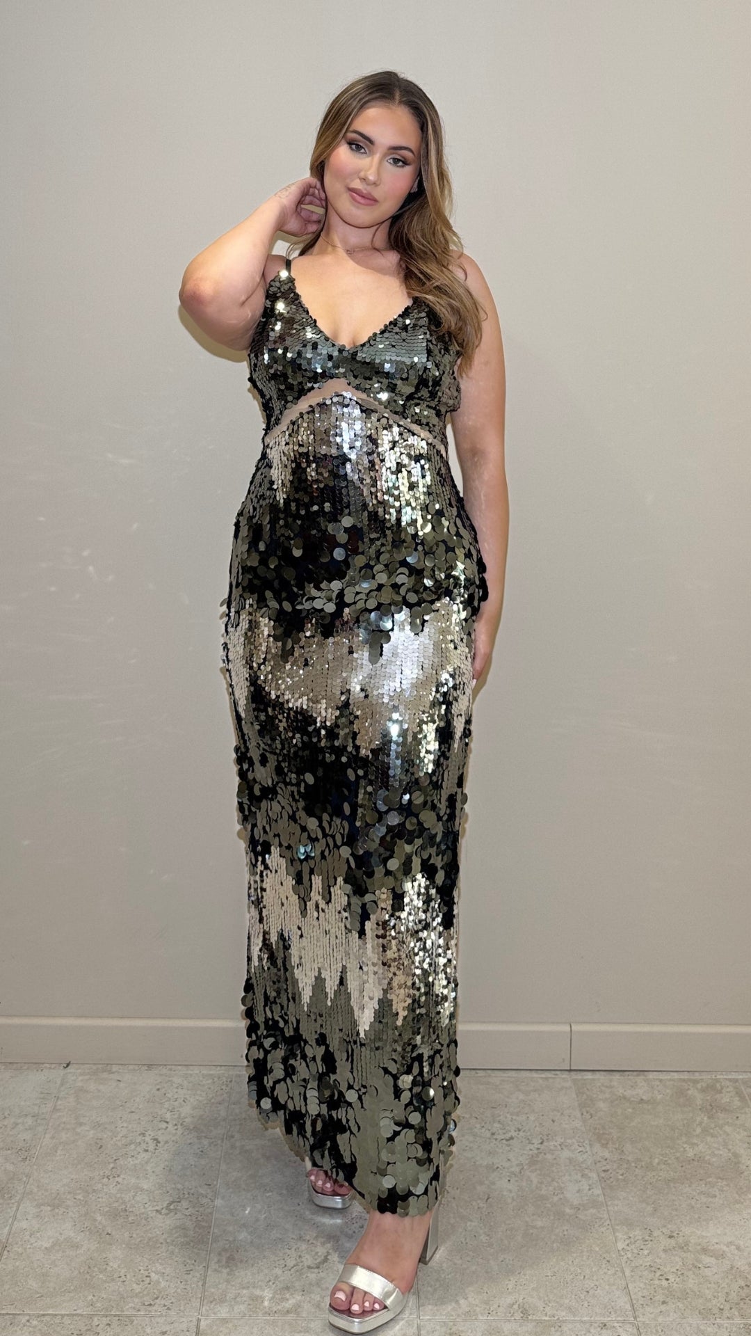 Robe sequins