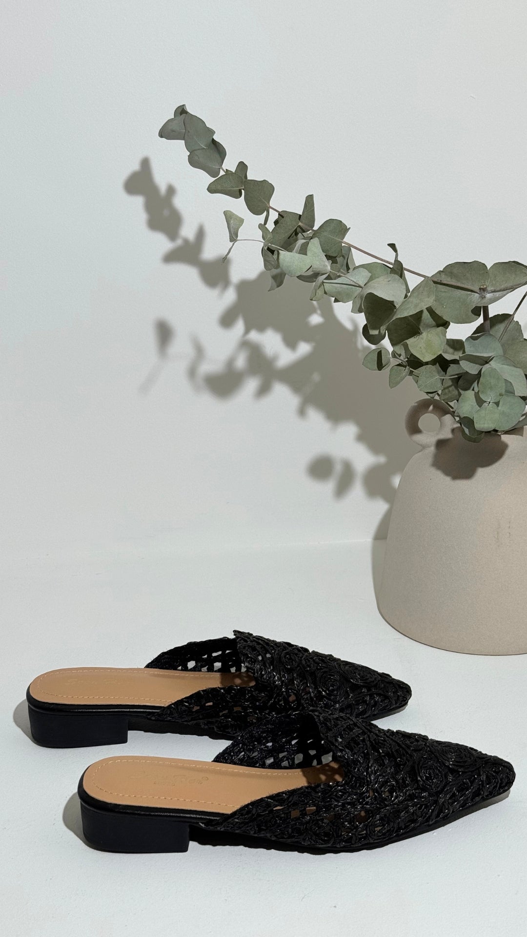 Babouches Mules Noir