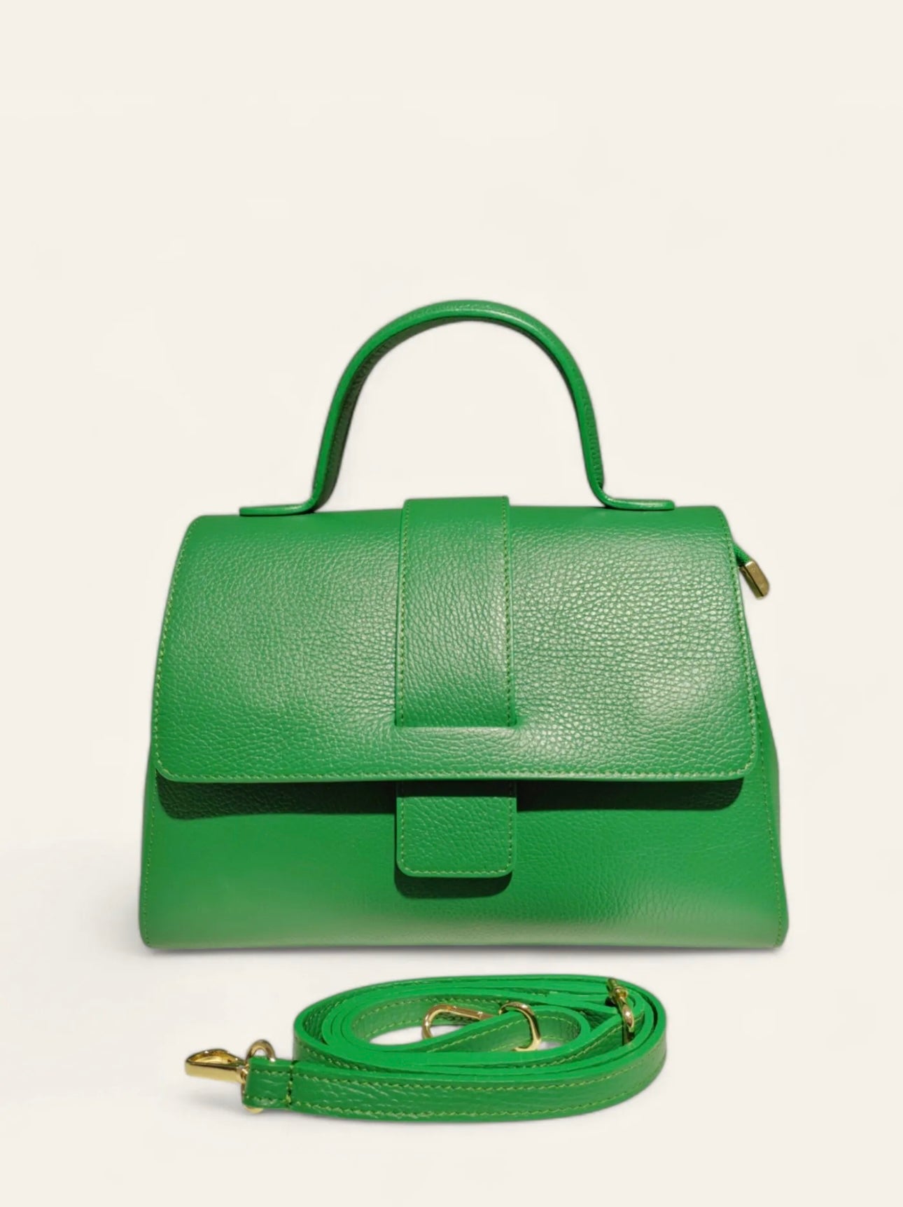 Sac à Main 100% Cuir Vachette Véritable JULIE