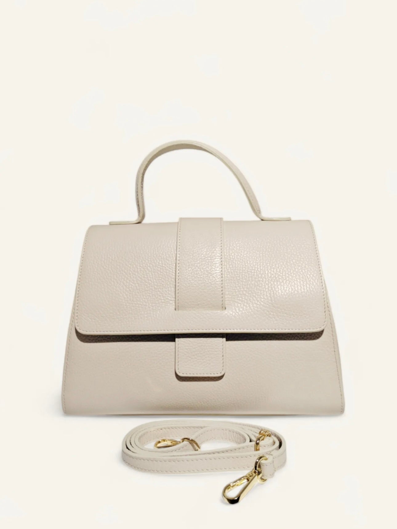 Sac à Main 100% Cuir Vachette Véritable JULIE