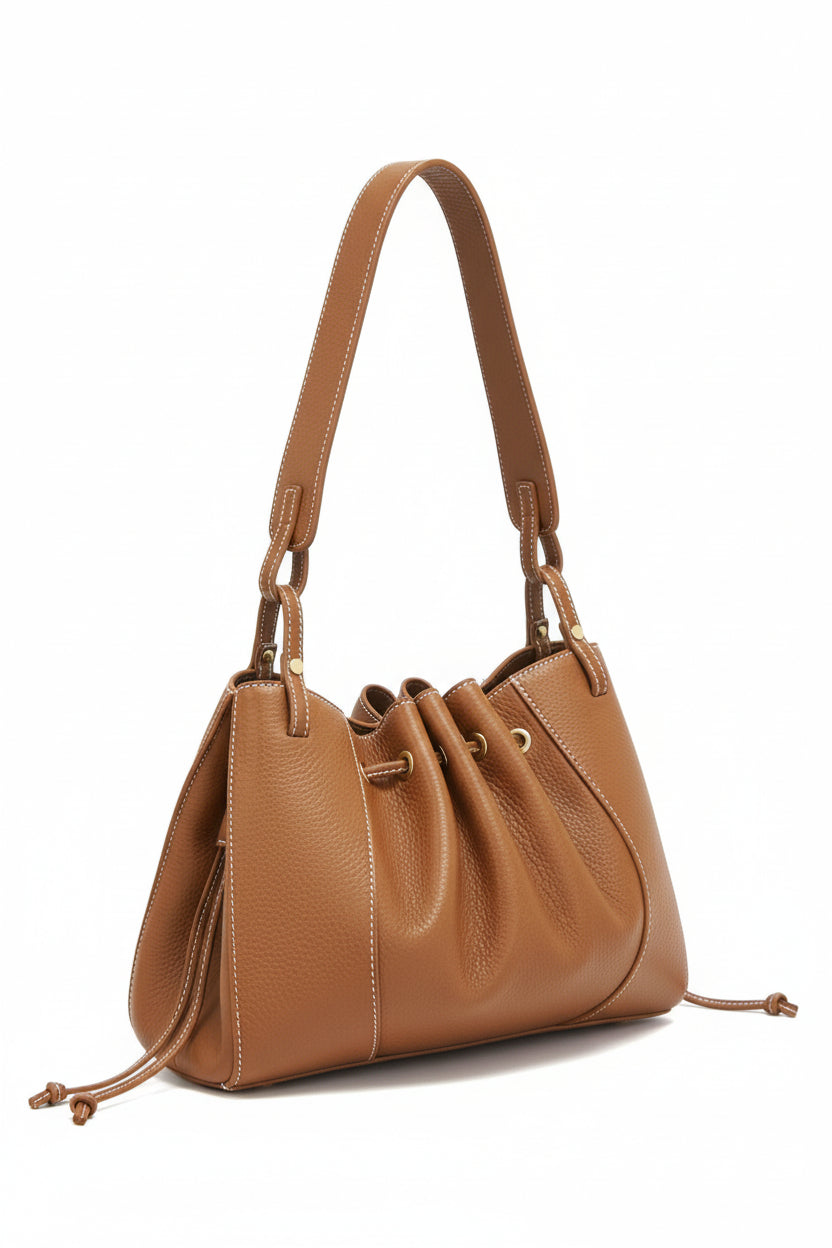 Sac Seau Cuir Grainé "LUCIE"