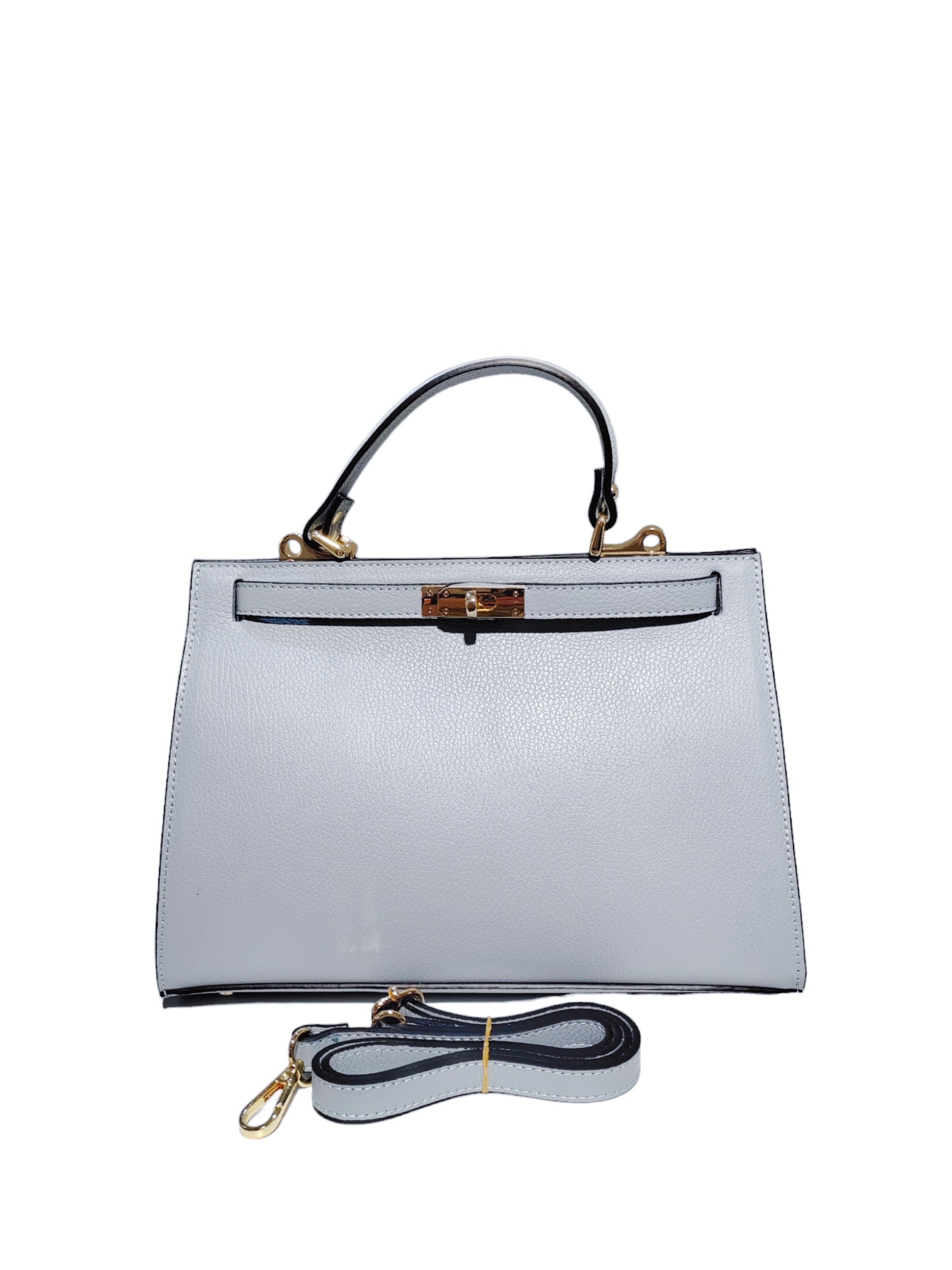 Sac À Main Élégant en Cuir Grainé 100% "AMBRE"