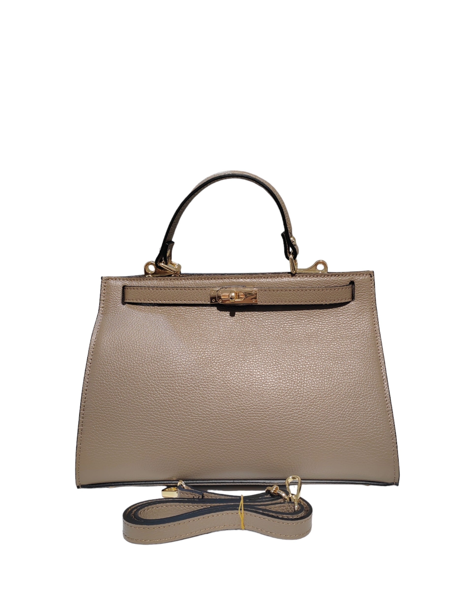 Sac À Main Élégant en Cuir Grainé 100% "AMBRE"