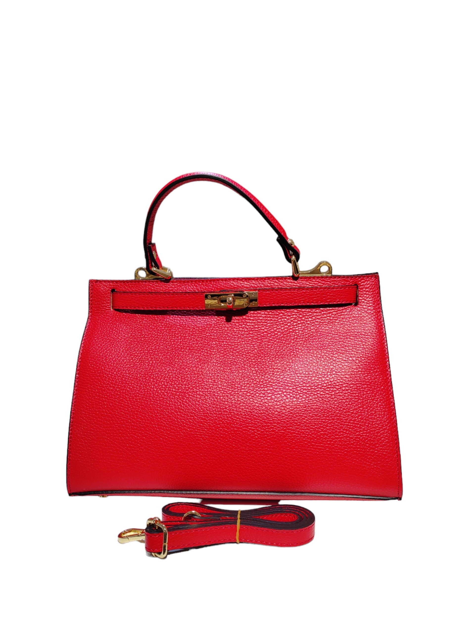 Sac À Main Élégant en Cuir Grainé 100% "AMBRE"