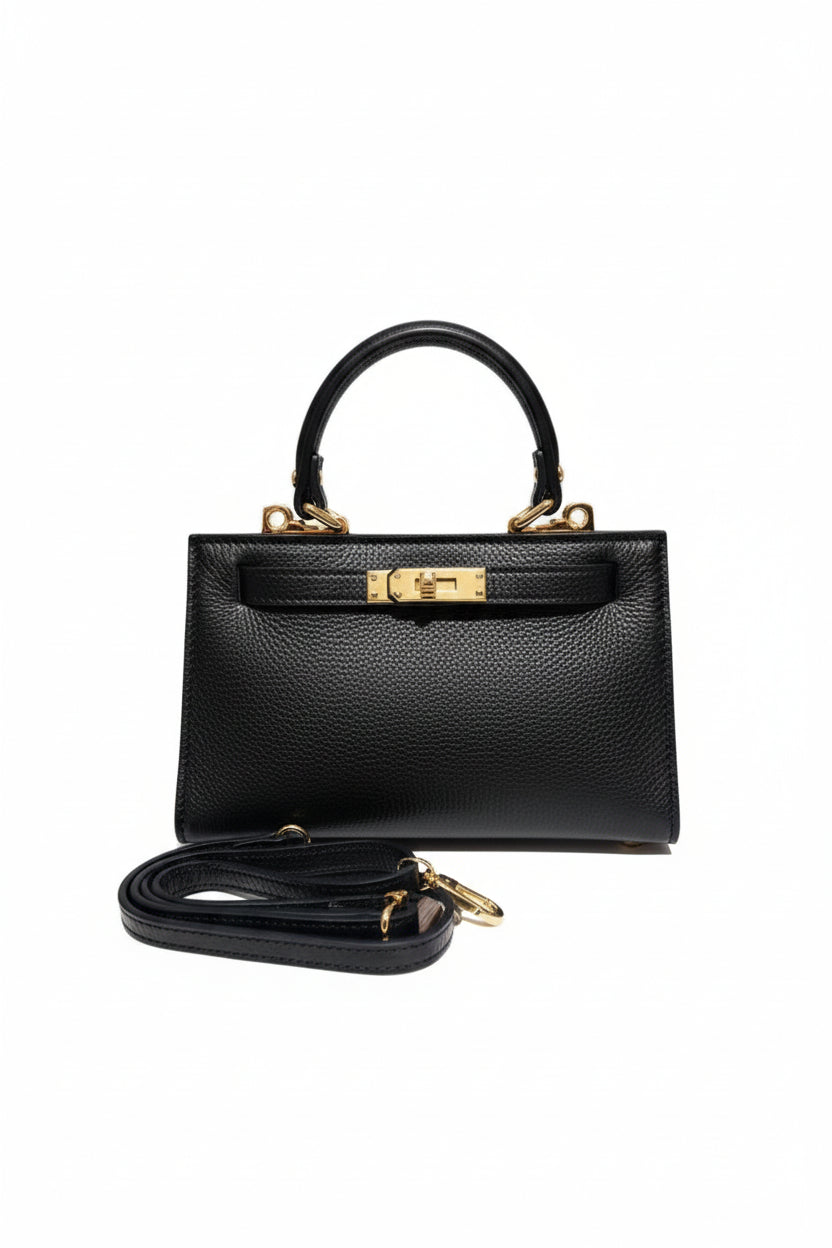 Sac à Main 100% Cuir Vachette Véritable " AMBRE SMALL"