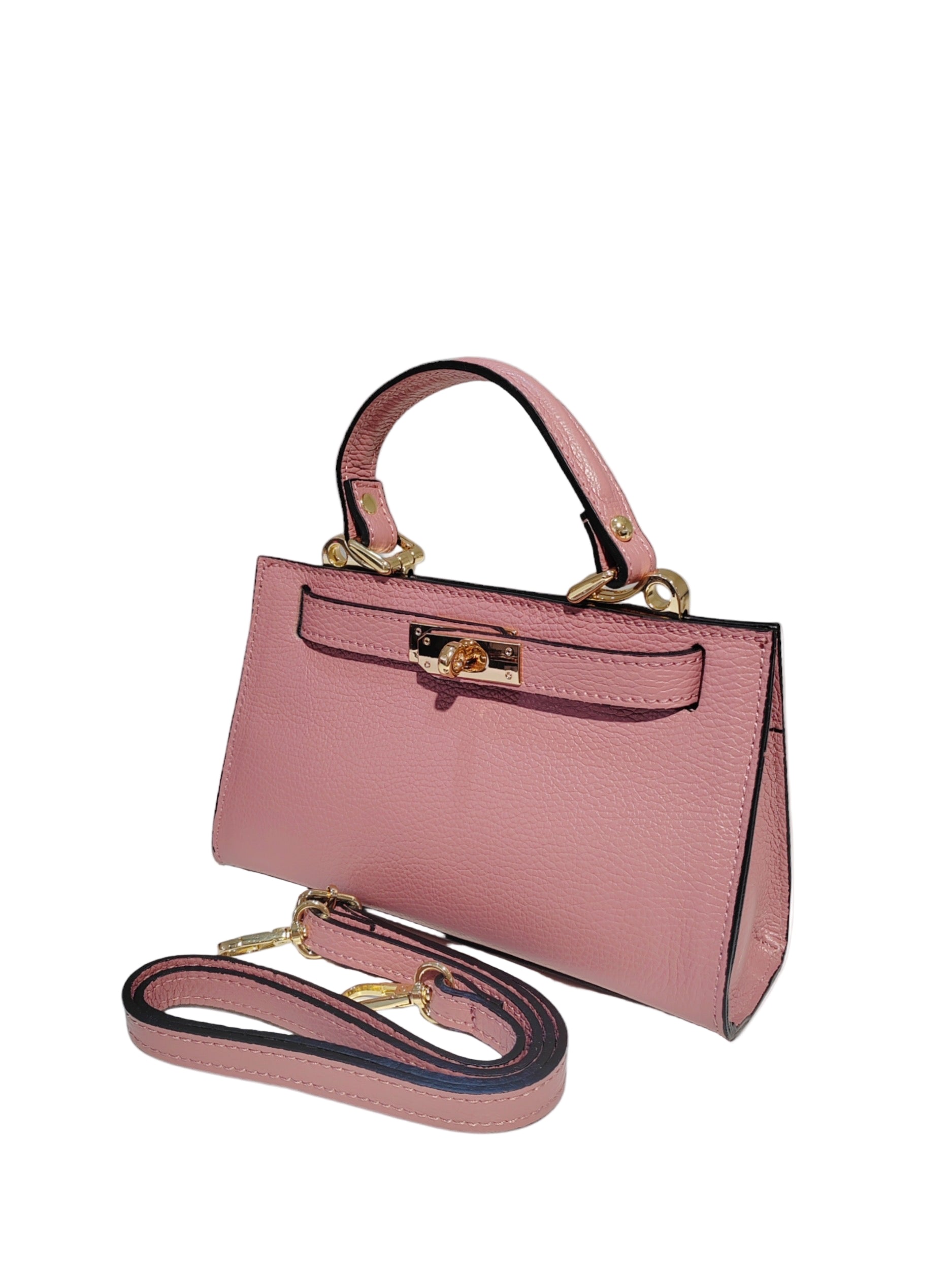 Sac à Main 100% Cuir Vachette Véritable " AMBRE SMALL"