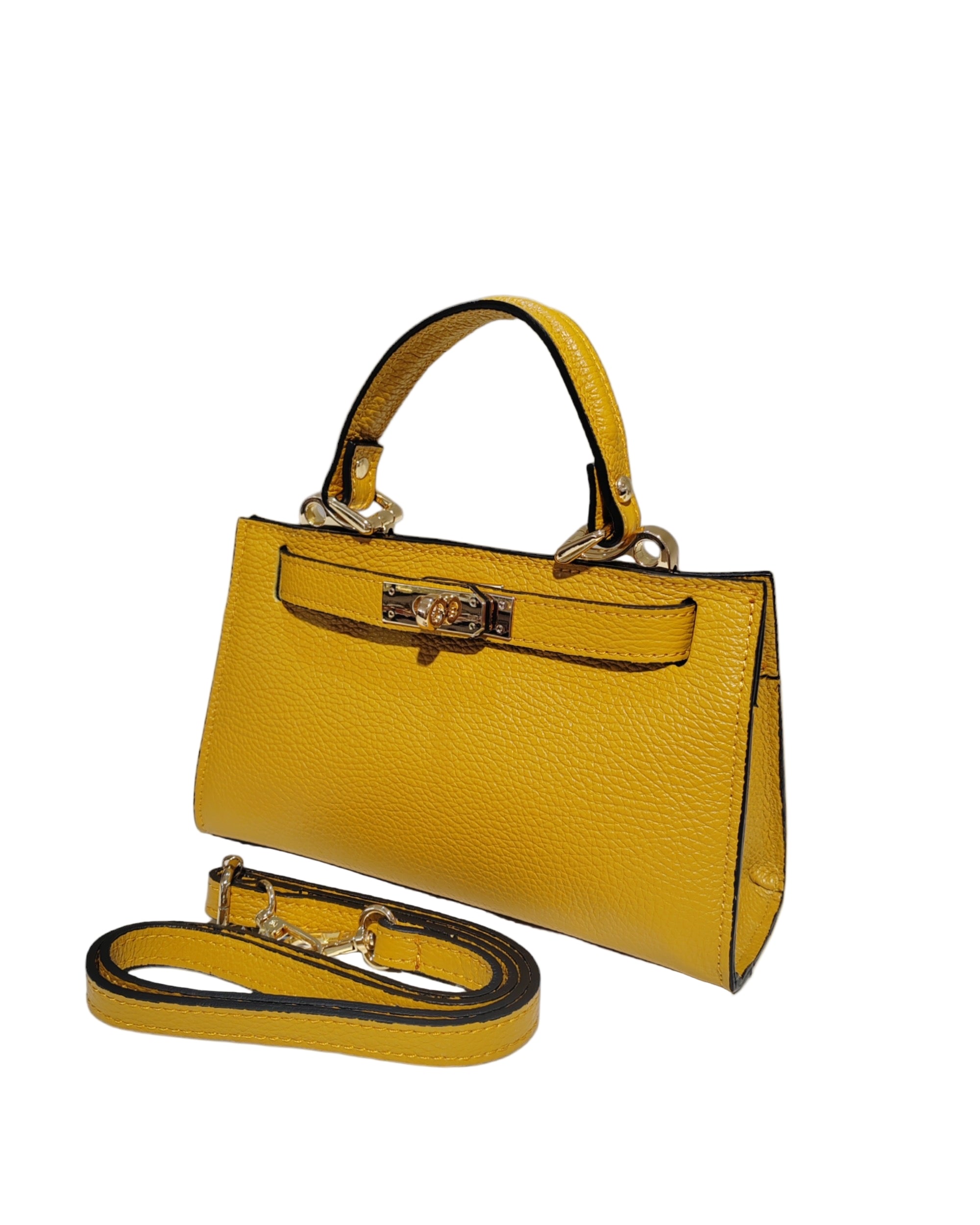 Sac à Main 100% Cuir Vachette Véritable " AMBRE SMALL"