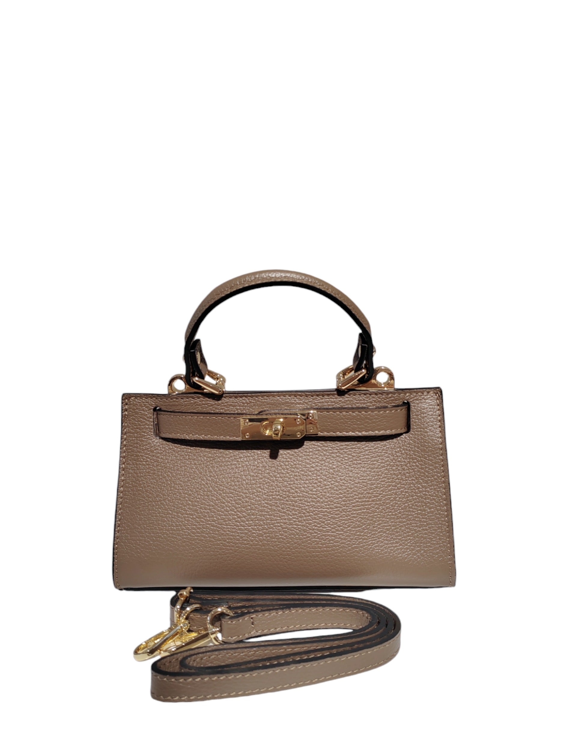 Sac à Main 100% Cuir Vachette Véritable " AMBRE SMALL"