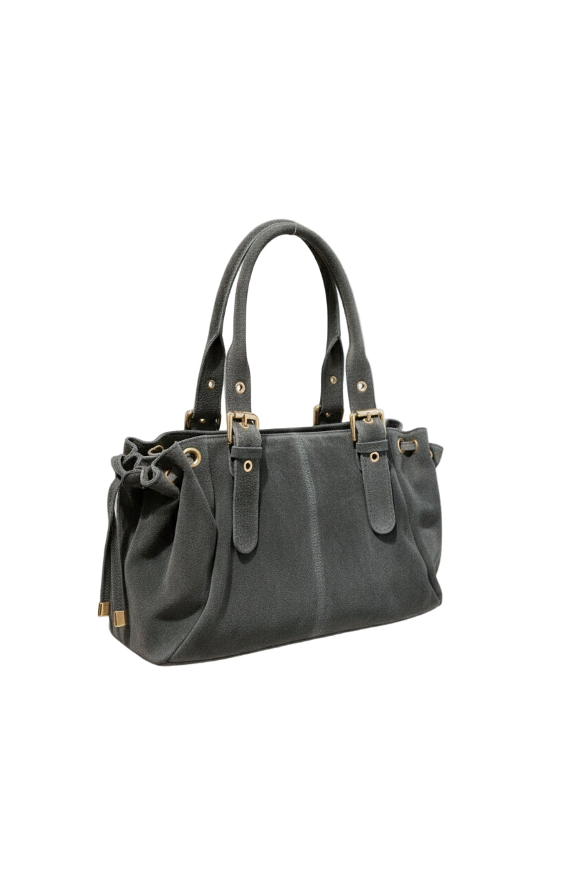 Sac à Main Cuir Suédé & Style Hobo "AMINA"