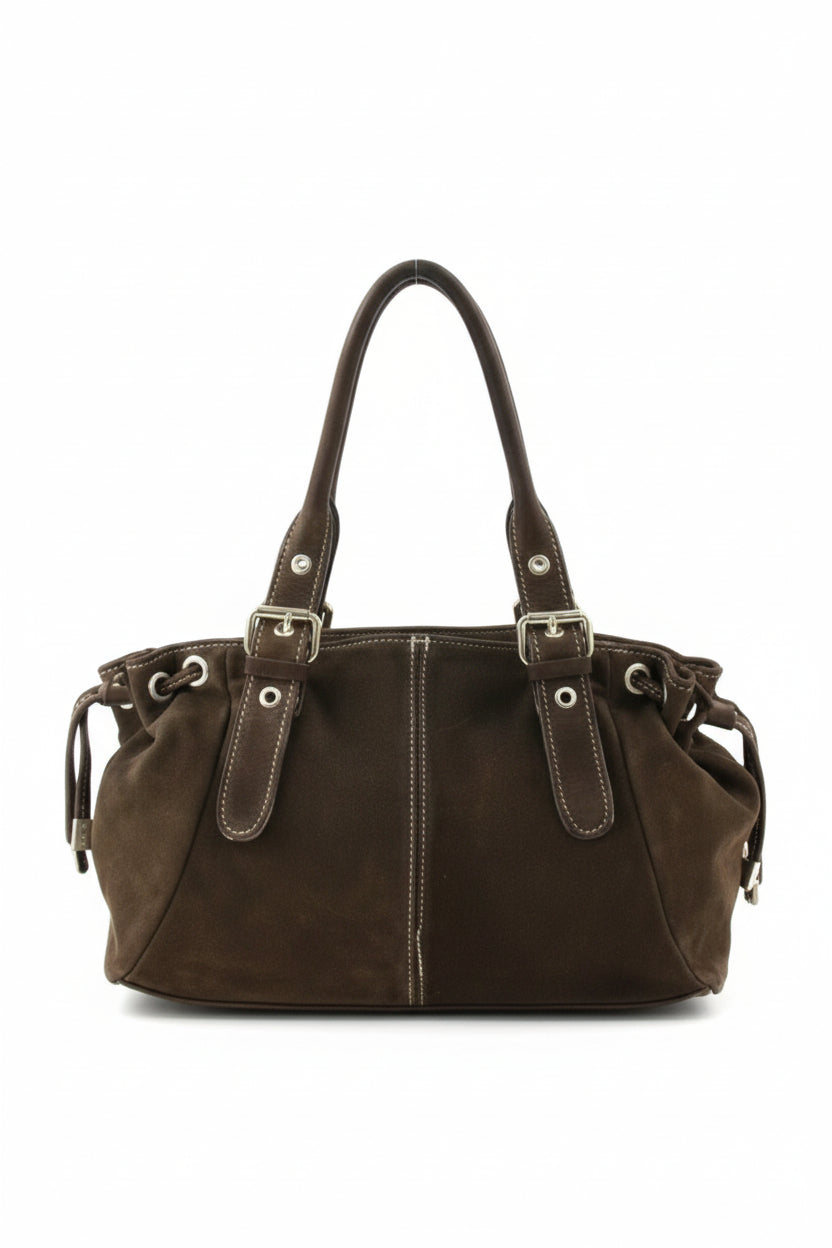 Sac à Main Cuir Suédé & Style Hobo "AMINA"