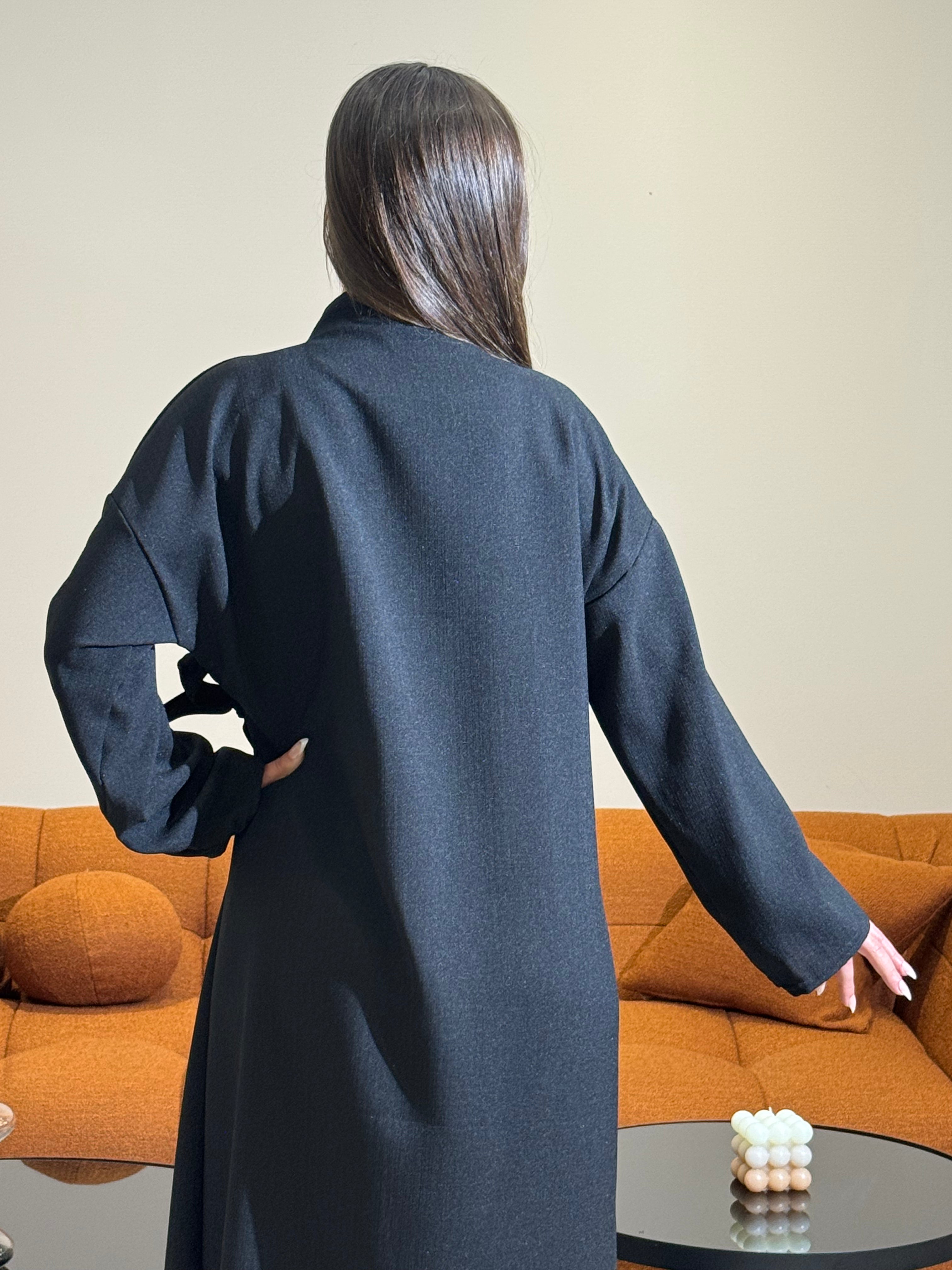 Kimono Noir Élégant