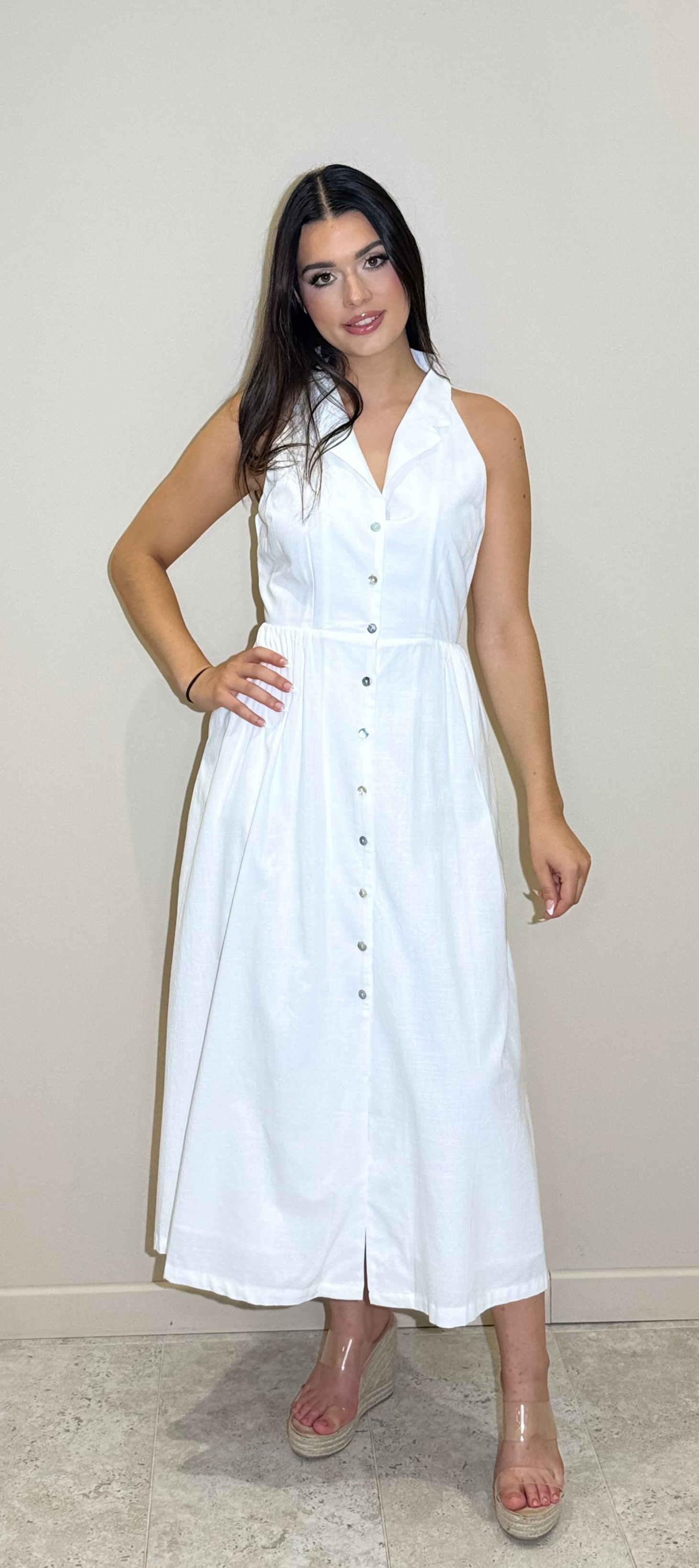 Robe Blanche Aura